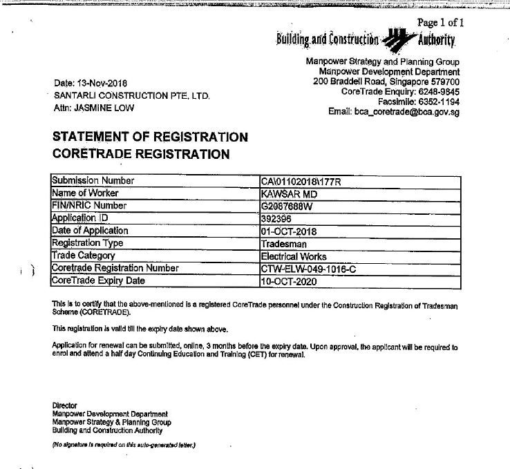 NT Agency - Candidate