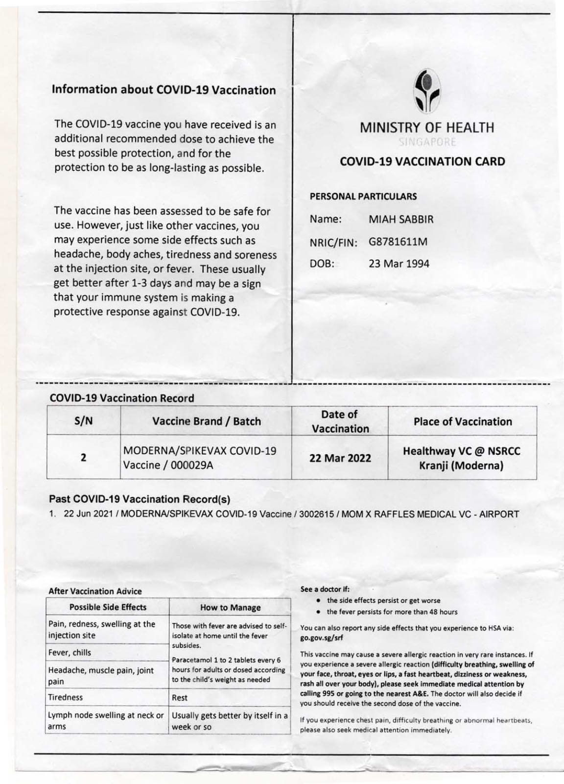 NT Agency - Candidate