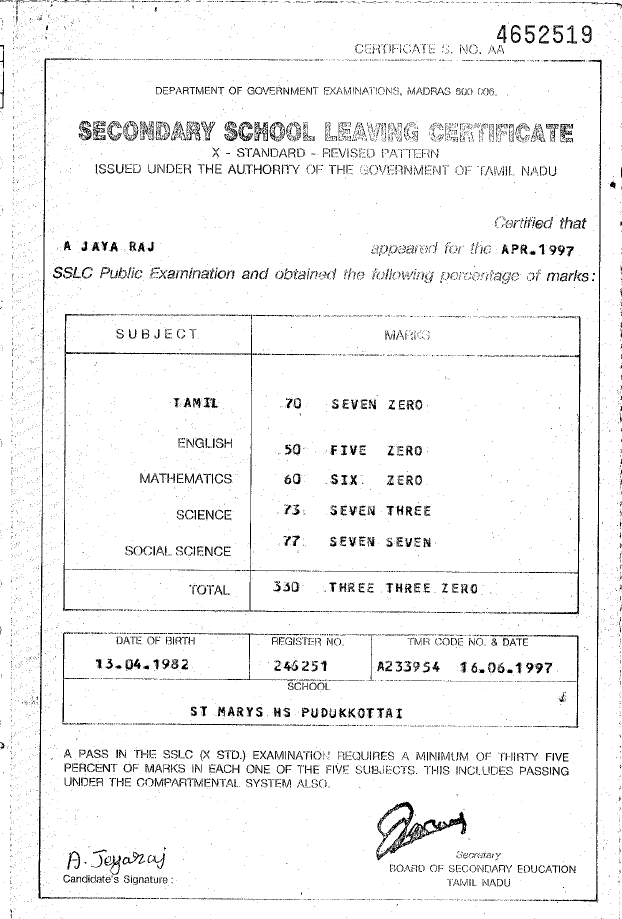NT Agency - Candidate